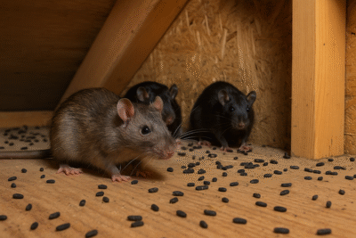 rat control los angeles: rats living in the attic