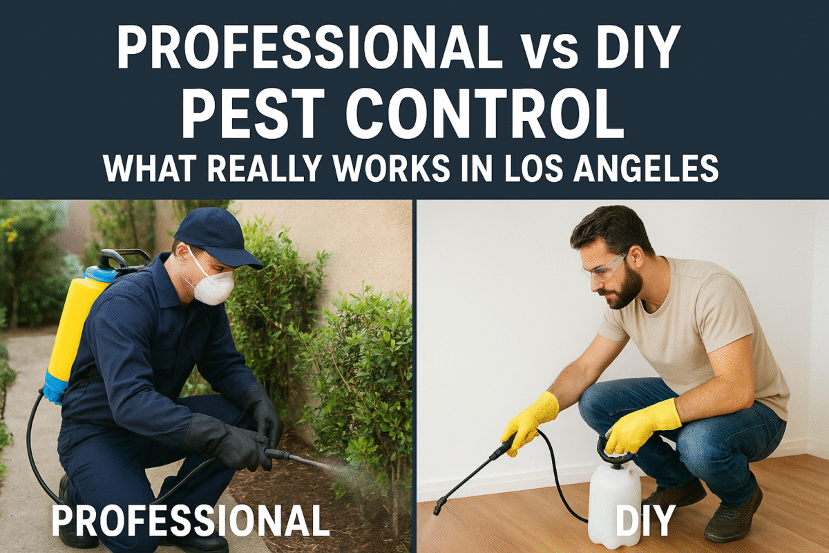 Professional vs DIY Pest Control