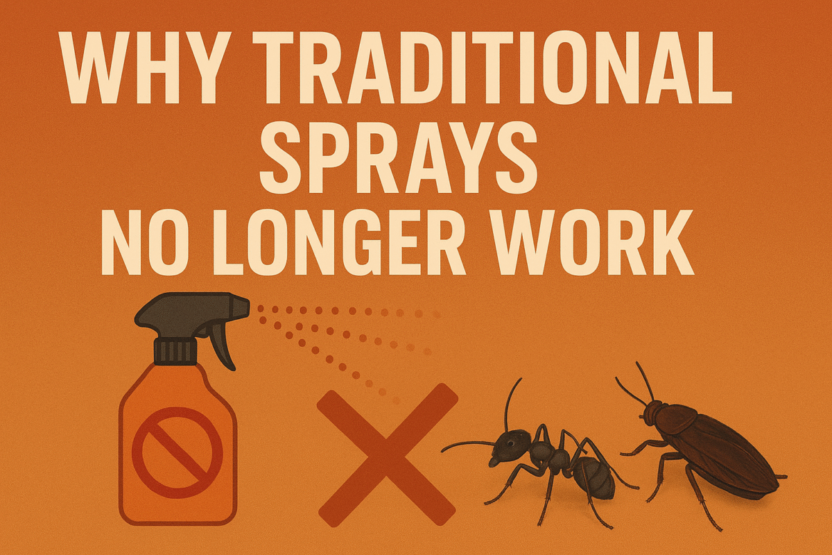 why traditional sprays no longer work