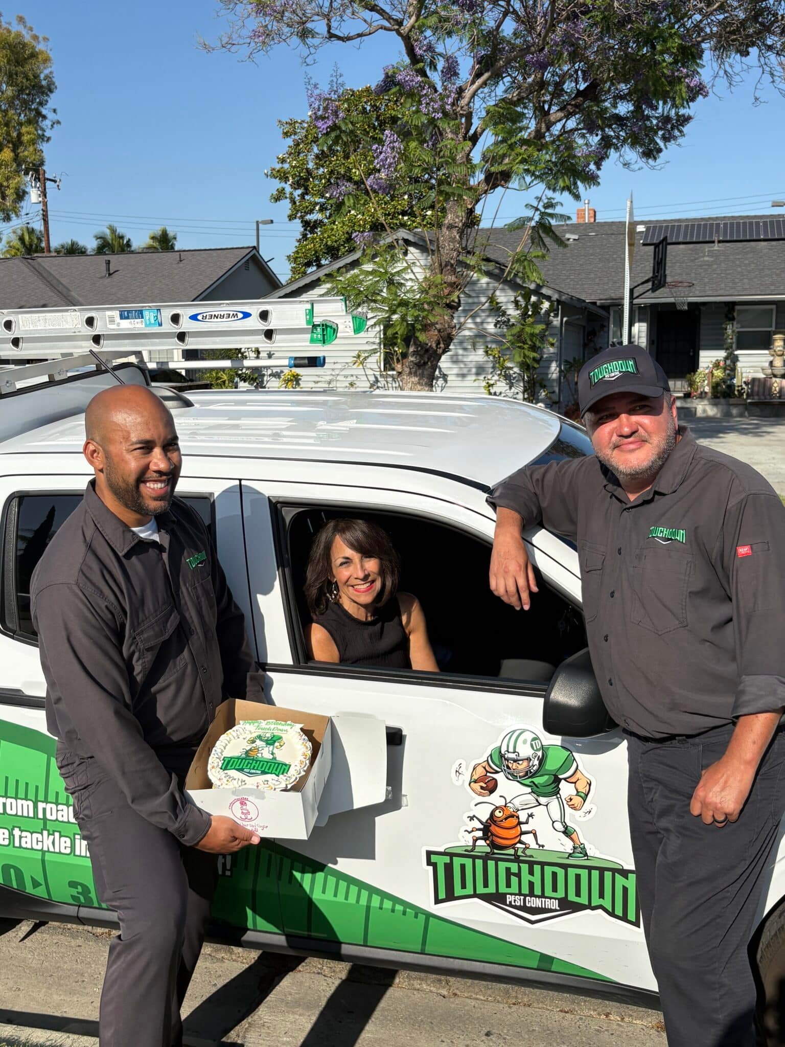 TouchDown Pest Control team in West Covina, California, providing expert pest management services.