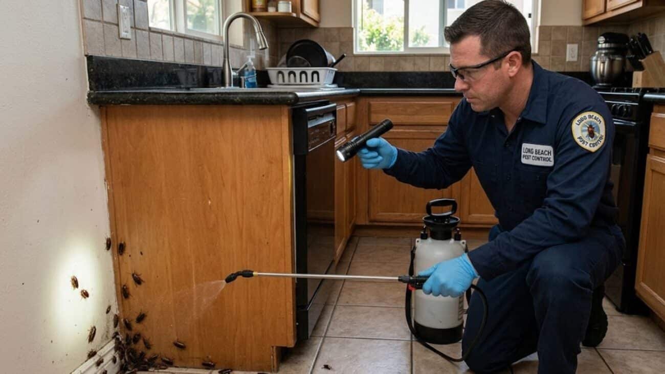 How a Roach Exterminator in Long Beach Approaches the Problem