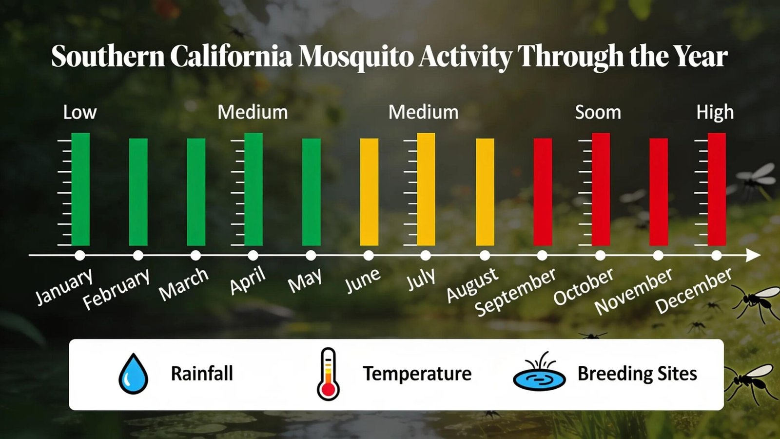 Southern California Mosquito Activity Through the Year