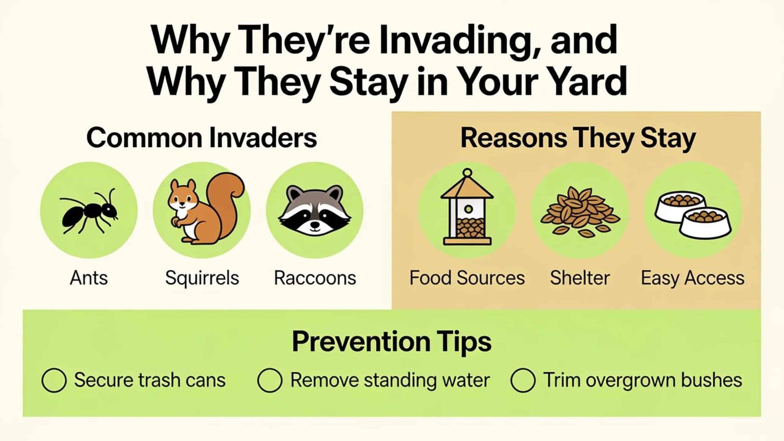 Why They're Invading, and Why They Stay in Your Yard